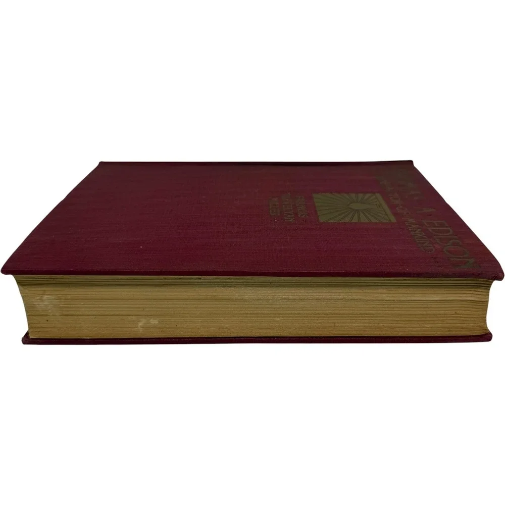 Thomas A Edison Benefactor of Mankind Francis Trevelyan Miller 1931 Book Vintage